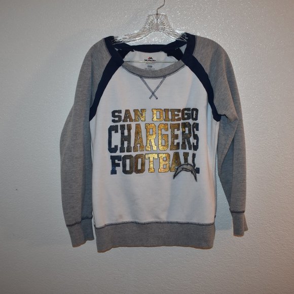 Majestic Sweaters - Chargers Fleece Sweatshirt